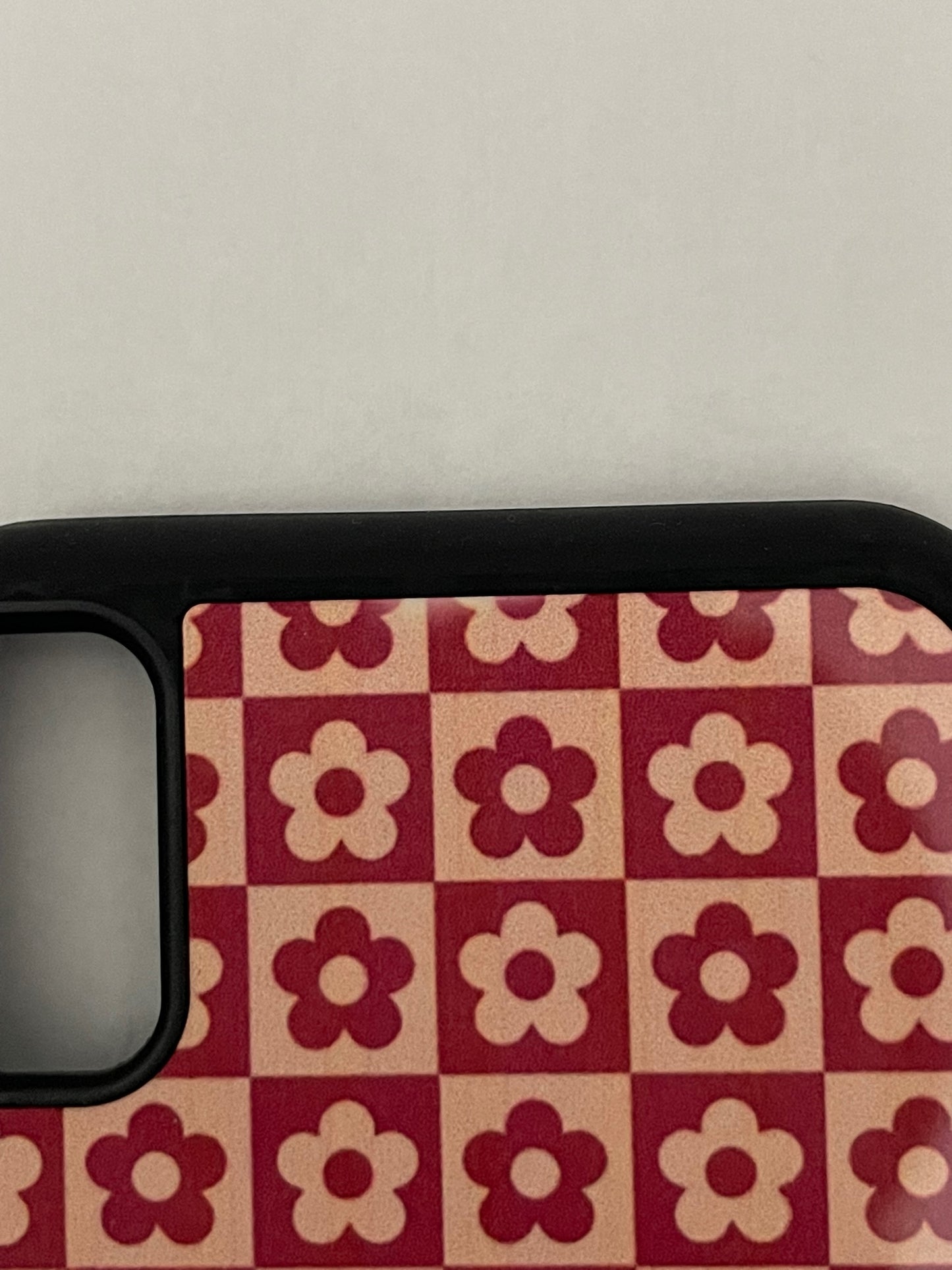 Faulty Checkered Flowers Case