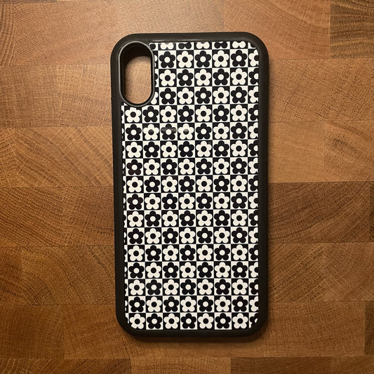 Checkered Flower Case