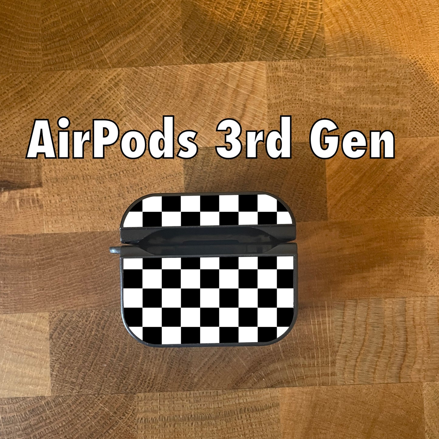 Checkered Air Pods Case