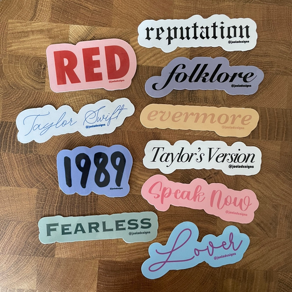 Eras Sticker Pack